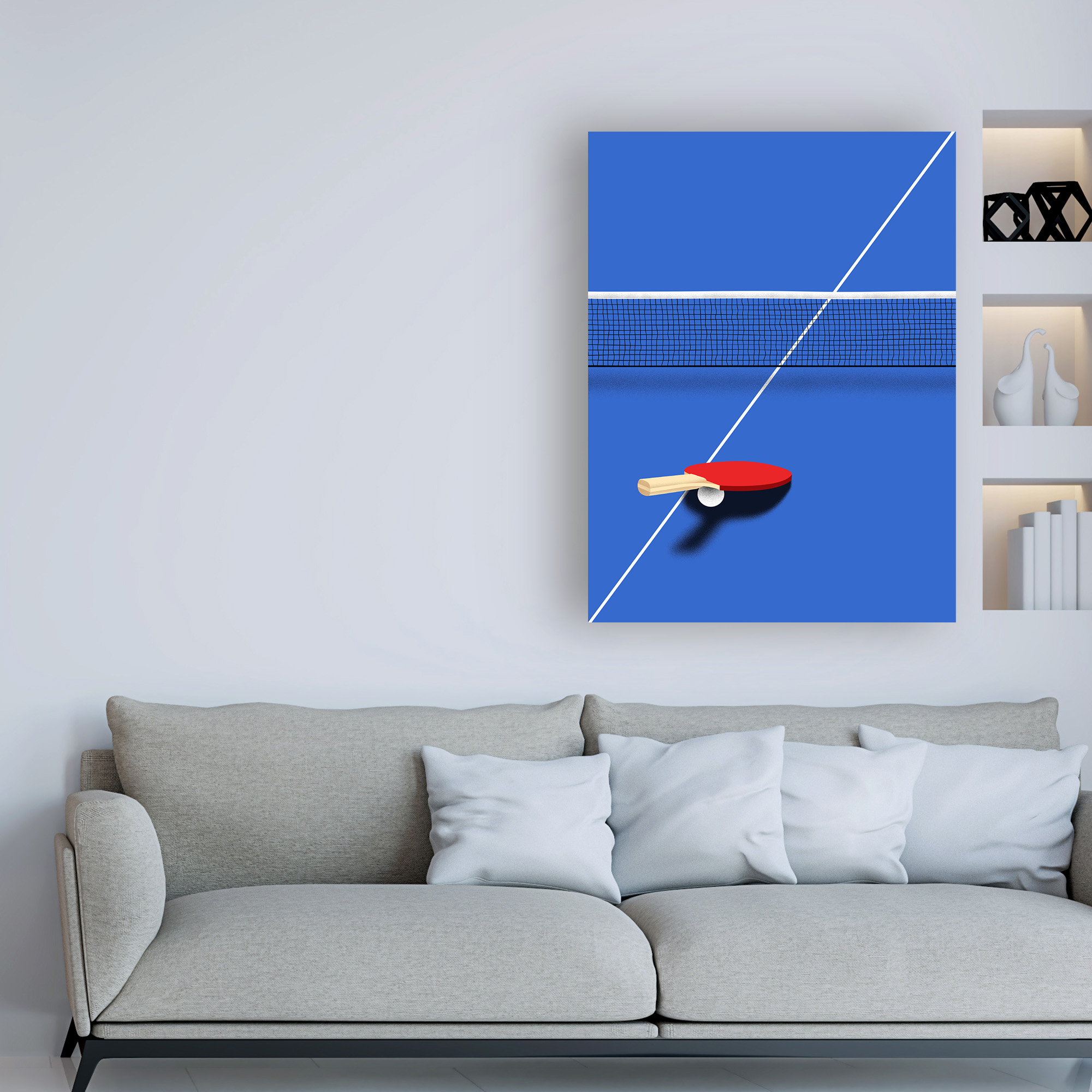 Trademark Fine Art 'Pingpong' Canvas Art by Robert Farka
