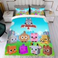 thumbnail image 4 of Simulador de Mascotas Conjunto de sábanas temático, trío de piezas, cómodo y amigable con la piel, diseño único, regalo de decoración para el hogar para familiares, amigos y fans,173cm *218cm, 4 of 6