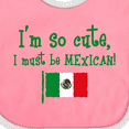thumbnail image 4 of Inktastic So Cute Mexican Boys or Girls Baby Bib, 4 of 4