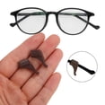 thumbnail image 2 of Unique Bargains 10 Pair Eyeglass Temple Tips Small Ear Hook Pattern Anti-slip Ear Hooks 0.75"x0.71"x0.08" Brown, 2 of 5