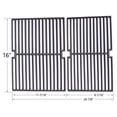 thumbnail image 1 of Replacement Cast Cooking Grates For BBQTEK SSS3416TB, SSS3416TBS, SSS3416TBSN, SSS3416TC, Presidents Choice SSS3416TCS, SSS3416TCSN Gas Models, Set of 2, 1 of 3