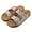 Brown, variant on Roxoni Women's Fashion Double Buckle Indoor/Outdoor Sandal