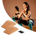 thumbnail image 6 of funtasica Cork Squat Wedge Block Durable Trainer for Pilates Yoga Heel Elevated Squats 2pcs with bag, 6 of 8