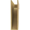 thumbnail image 4 of 9"W x 36"D x 36"H Thin Del Monte Rough Cedar Woodgrain TimberThane Corbel, Primed Tan, 4 of 6