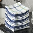thumbnail image 5 of T-fal Coordinating Flat Waffle Weave Dish Cloth, Twelve Pack, Cool, 5 of 6
