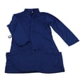 thumbnail image 3 of Albornoz unisex suave, cómodo, suelto, ligero, para estar en casa, para hombre y mujer, para spa, color azul marino, talla L, 3 of 14