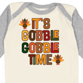 thumbnail image 4 of Inktastic Thanksgiving Gobble Time Turkey Boys or Girls Long Sleeve Baby Bodysuit, 4 of 5