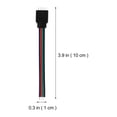 thumbnail image 3 of Cable conector de tira LED de 4 pines hembra y macho duradero de 40 piezas, 3 of 5