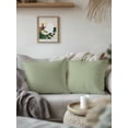 thumbnail image 3 of 1 Pack Outdoor Throw Pillow, Sage Green Waterproof Pillow with Insert Included, Farmhouse Sage Green Decor Decorative Accent Cushion Sofa Pillows for Patio Porch, 18 x 18 In, 3 of 8