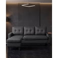 thumbnail image 1 of Sofá de 3 Plazas con Ottoman EKE Life Home Tapizado en Tela, Diseño Moderno para Sala, 1 of 6
