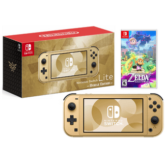 Nintendo Switch Lite 32GB Yellow, Mario Kart 8 Deluxe Bundle