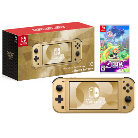 Nintendo Switch Lite: Hyrule Edition Bundle with Zelda: Echoes of Wisdom Game