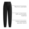 thumbnail image 4 of Pantalones PRETTYGARDEN 2025 de tiro alto, largo hasta el tobillo, color negro, talla L, 4 of 9