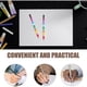 thumbnail image 4 of Stackable Crayons Set, 24 Pcs Rainbow Pens, 12 Colors Building Crayons DIY Party Favors, 4 of 5