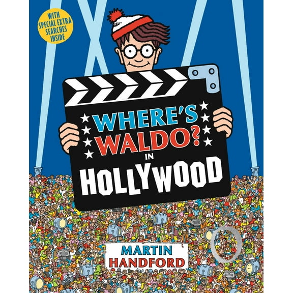 Pre-Owned Where's Waldo? in Hollywood: (A Hidden Object Activity Book with Search & Find Puzzles and Spot-The-Difference Game - A Perfect Gift & Travel Companio (Paperback) 1536213063 9781536213065