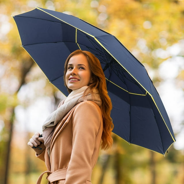 Grand Parapluie Compact Double Couche Quatre Parapluies Pliants