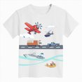 thumbnail image 4 of NOLDARES Boys Shirt Cotton Short Sleeve Tshirts for Boys Summer Tops Kids Clothes Size 5-14 Years(White,11-12 Years), 4 of 4