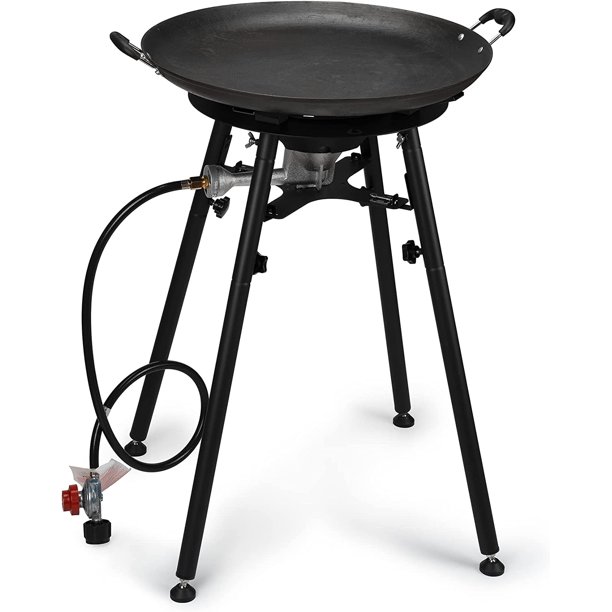 Onlyfire Paella Burner and Stand Set with 21 Inch Frying Pan and