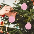 thumbnail image 3 of Bouanq Christmas Decorations Xmas Tree Decor Christmas Balls Flocked Christmas Tree Ball Ornaments Plastic Balls Xmas Decorative Hanging Ornaments Christmas Tree Decoration, 3 of 6