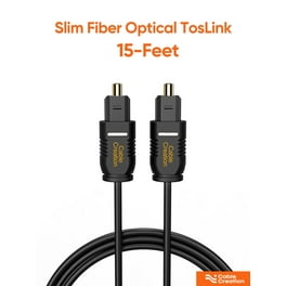 TNP Digital Optical Audio Cable 10 Feet S/PDIF Fiber Optic Cable Toslink TV  Optical Cable for Soundbar, Home Theater, Speaker Wire, TV, PS4, for Xbox