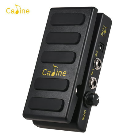 Caline CP-31P Guitar Volume Pedal Dual Channels with Boost Function True Bypass Full Metal