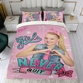 thumbnail image 4 of 3 Piece Bedding Set For JoJo Siwa Comforter Cover Set Cute Duvet Cover Sets Super Soft Teens Bedding Set Kids Bedroom Gifts,1 Duvet Cover with 2 Pillowcases Twin, 4 of 6