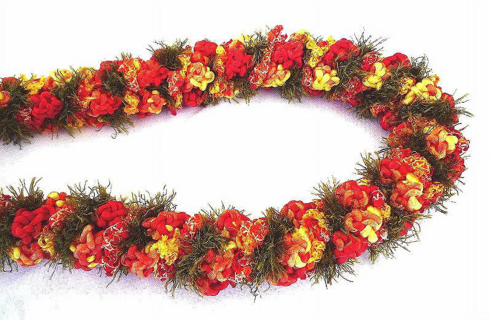 Funcraft Red Crochet Lei, 1 Each