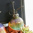 thumbnail image 2 of Evergreen Iridescent Ombre Glass Plant Mister, Yellow for  Indoor Outdoor Gardens, 2 of 2