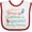 White and Red, variant on Inktastic Physician Assistant Like Mommy Boys or Girls Baby Bib