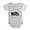 Heather Gray, variant on CafePress - Baby Parakeets - Cute Infant Baby Football Bodysuit