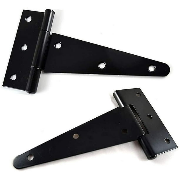 Bisagra en T Bisagra triangular Bisagra en T de servicio pesado Triángulo galvanizado de 4 pulgadas (8 piezas)