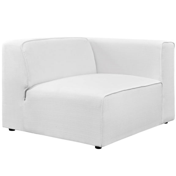 Modular Sofa Couch, White, Fabric, Living Kitchen Cafe Bistro Hospitality Restaurant, Modern Contemporary HB33124