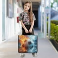 thumbnail image 4 of Zipper Binder Football Sparks Water Splash 1.5 Inch Binder Folder Bag with Shoulder Strap and Handle, 4 of 7