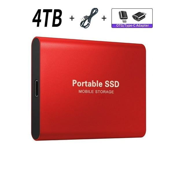 Disco duro externo portátil de estado sólido, unidad de almacenamiento Original de alta velocidad de 1TB SSD, 2TB, USB 3,1, interfaz de 500GB, disco duro móvil para ordenador portátil