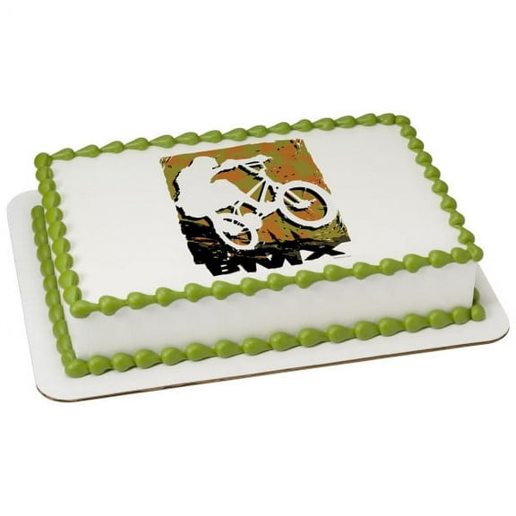 BMX Cake Decoration Edible Frosting Photo Sheet#438