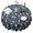 Dark Blue Little, variant on Black Princess Castle Pattern Round Tablecloth 60"x60",Wrinkle Wipeable Table Cloth for Kitchen Dining Room Picnic Patio Party