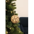 thumbnail image 2 of Perfect Holiday Dotted Wood Chip Christmas Shatterproof Ornaments - Pack of 2, 2 of 4