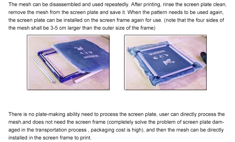 Techtongda 1 Yard Silk Screen Mesh Screen Printing Mesh Fabric 50 Inches Wide 60 Mesh (24T) White, Size: 60Mesh (24T)