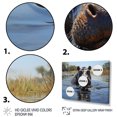thumbnail image 3 of Designart "Daydreams on the Riverbank Grey Hippos II" Animals Framed Wall Art Decor - Modern Grey Hippopotamus Bedroom Framed Canvas Wall Art, 3 of 6