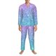 thumbnail image 3 of Fotbe Multicolor Glitter Pijama de Hombre con Estampado de Manga Larga, Conjunto de 2 Piezas, Ropa de Dormir Suave y Cómoda con Bolsillos-Large, 3 of 7