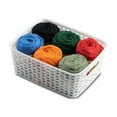 thumbnail image 5 of Set of 6 Plastic Storage Baskets, Small Pantry Organizer Bins, Household Organizers with Cutout Handles for Kitchen Organization, Countertops, Cabinets, Bedrooms, and Bathrooms, 5 of 5
