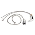 thumbnail image 1 of Salon Water Faucet Kit, Easy Installation Hot Cold  Ceramic Valve Salon Shampoo Bowl Faucet Sprayer Kit  for Replacement, 1 of 8