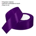 thumbnail image 3 of Uxcell Yards Double Face Decorate Crafts Roll Satin Ribbons Purple, 3 of 6