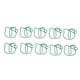 thumbnail image 1 of Clips de papel ANGGREK 100 piezas Mini portátiles KT Cat Shape Metal, 1 of 8