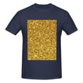 thumbnail image 4 of Bingfone Gold Glitter Men'S Loose Fit Short-Sleeve Pocket T-Shirt, 4 of 7