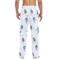 thumbnail image 4 of FORMRS Mens Pajama Pants with Pockets Soft Cotton Sleepwear Lounge Bottoms, Sizes S-2XL, Hockey Action Zone, 4 of 7