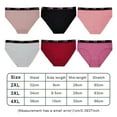 thumbnail image 2 of Minnieouse Calzoncillos de mujer de 12 piezas, ropa interior de repuesto de cintura media, ropa interior transpirable de punto reutilizable para Type2 NO2, 2 of 6