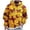 Yellow, variant on YUEHUA Mens Casual Hoodies Sweatshirt African Dashiki Printed Graphic Pullover Sweaters with Pockets