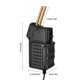 thumbnail image 2 of Máquina de soldadura de plástico de 220 V, 50 W, kit de reparación de parachoques de grapadora caliente de 200 piezas (negro UE), 2 of 9
