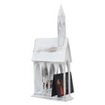thumbnail image 2 of GALLERIE II Church Card Holder Rustic Wood Distressed Table Home Decor Decoration for Christmas Xmas Holiday Everyday Cream, 2 of 2